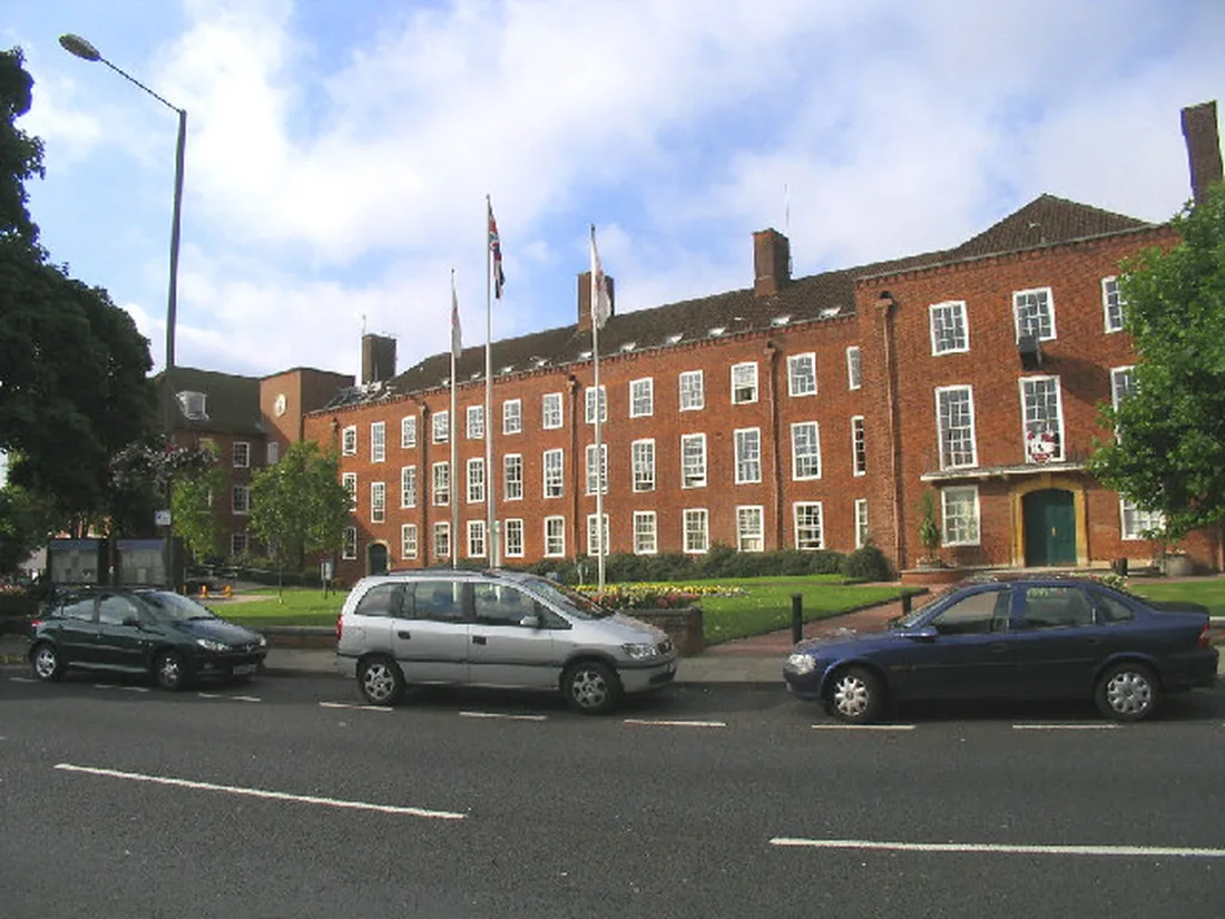 Brentwood Town Hall and council offices on Ingrave Road