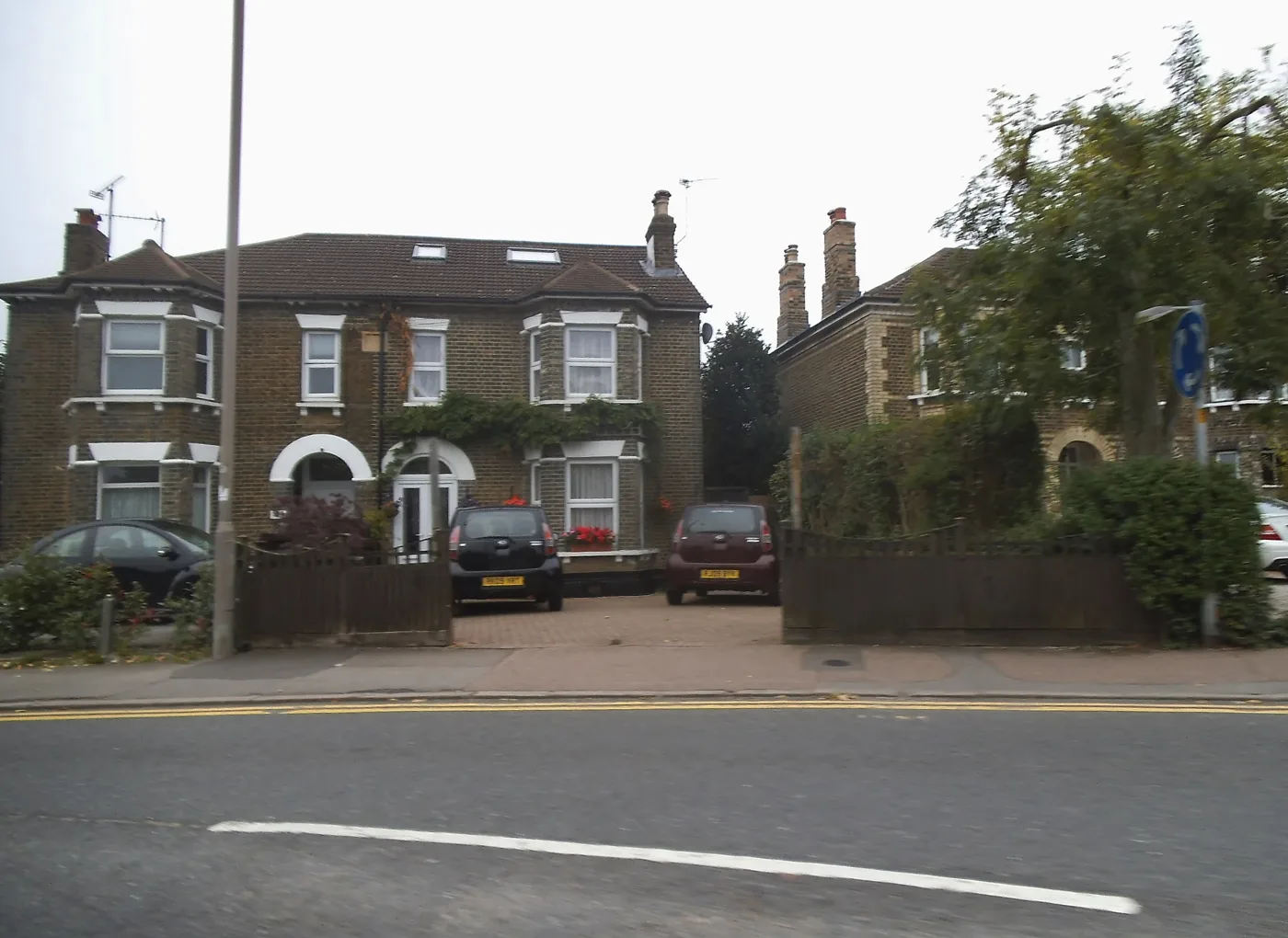 Semi-detached houses on Doddinghurst Road, Brentwood. The photo is general to the borough and not of any home in the June figures.