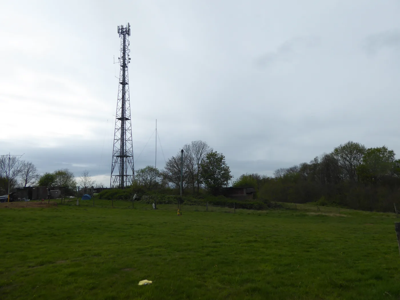 The grounds and radio mast above the Kelvedon Hatch Secret Nuclear Bunker. The Bunker Below runs its Halloween scare underneath.